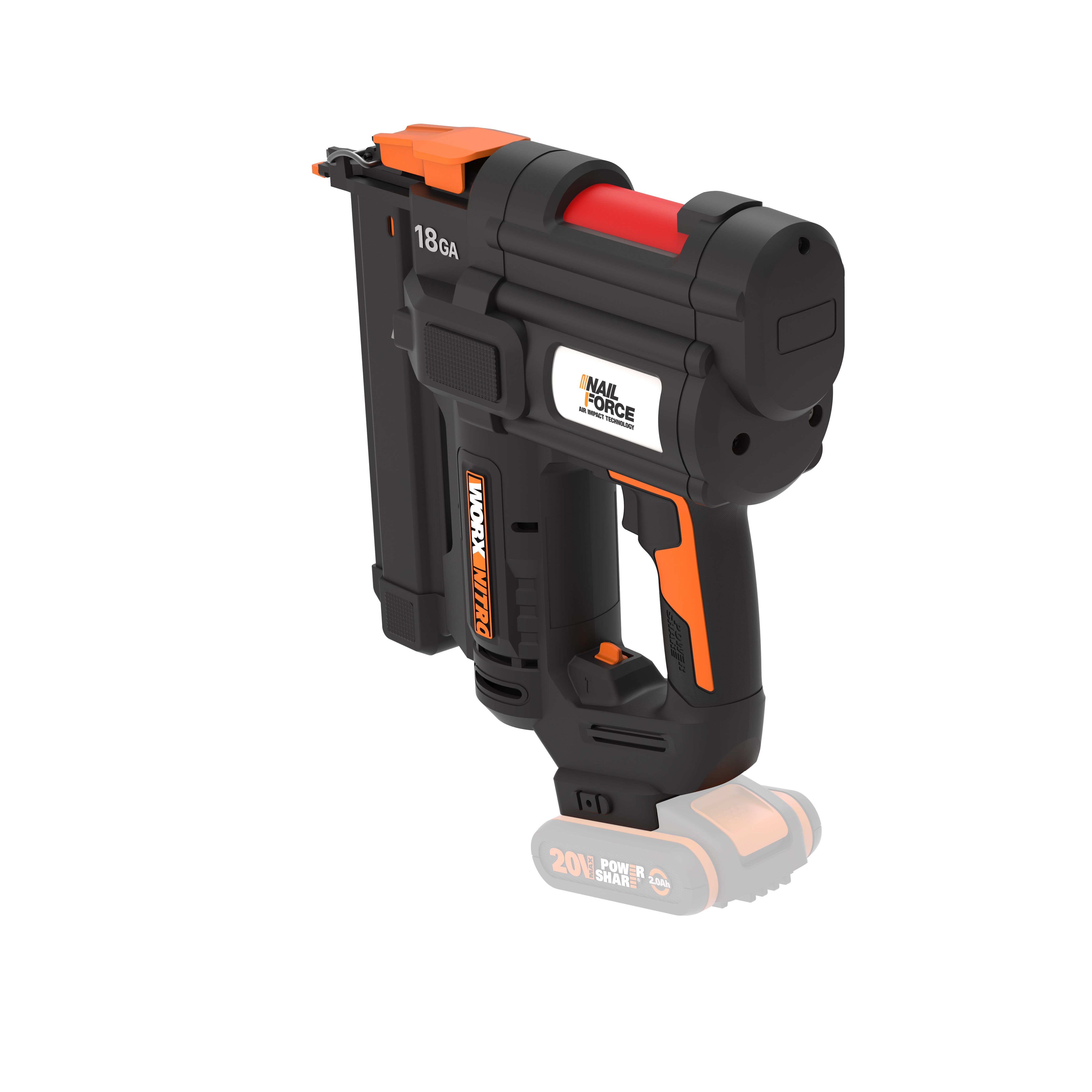 Worx WX844.9 - Grapadora de corona NITRO 20V (S/bat)